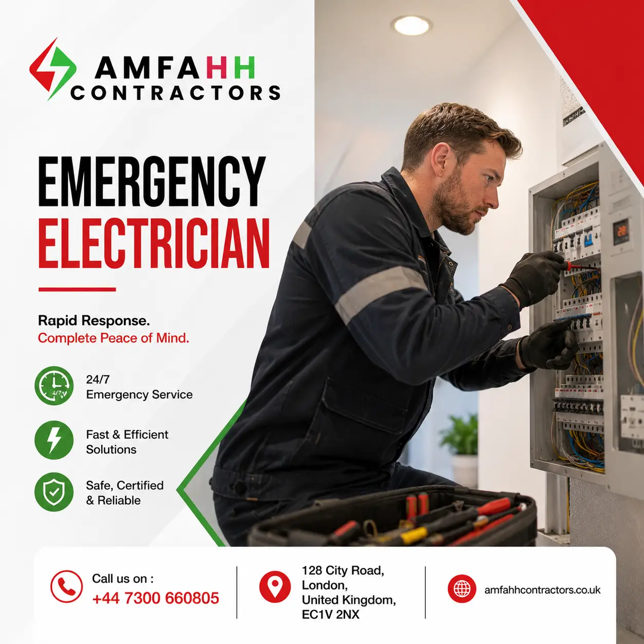 Urgent Electrician Services